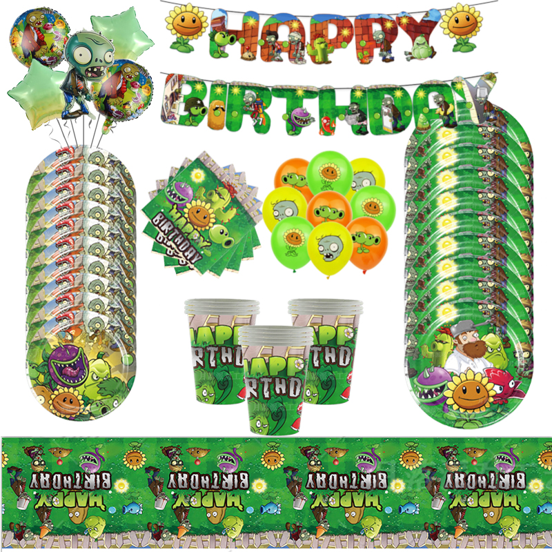 Party Games No Supplies - Cute Cartoon Plants V.S. Zombies game