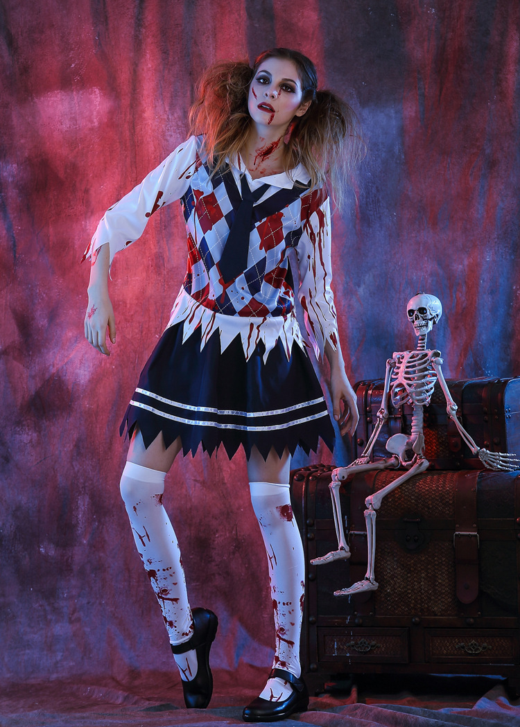 Zombie Party Games For Adults - Halloween Adult Zombie Bloodstained Dress Up
