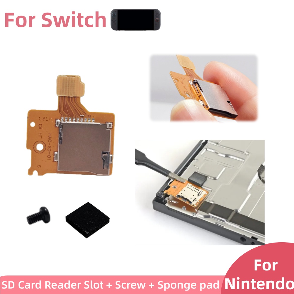 Party Games Nintendo - Replacement SD TF Card Slot Socket
