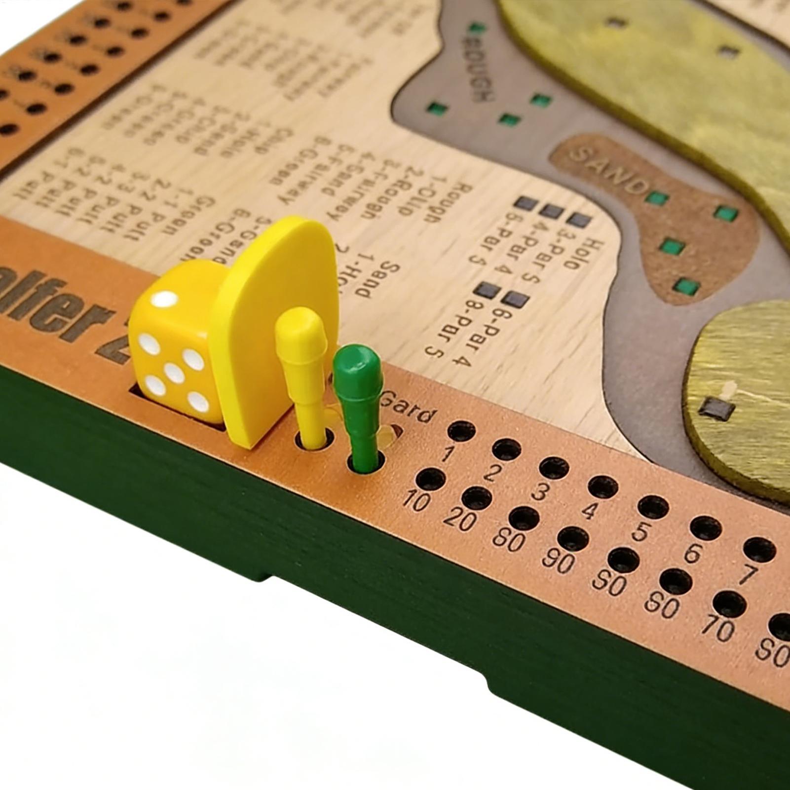 Golf Dice Game Wooden Challeng - مراجعة Party Games Golf وسعره