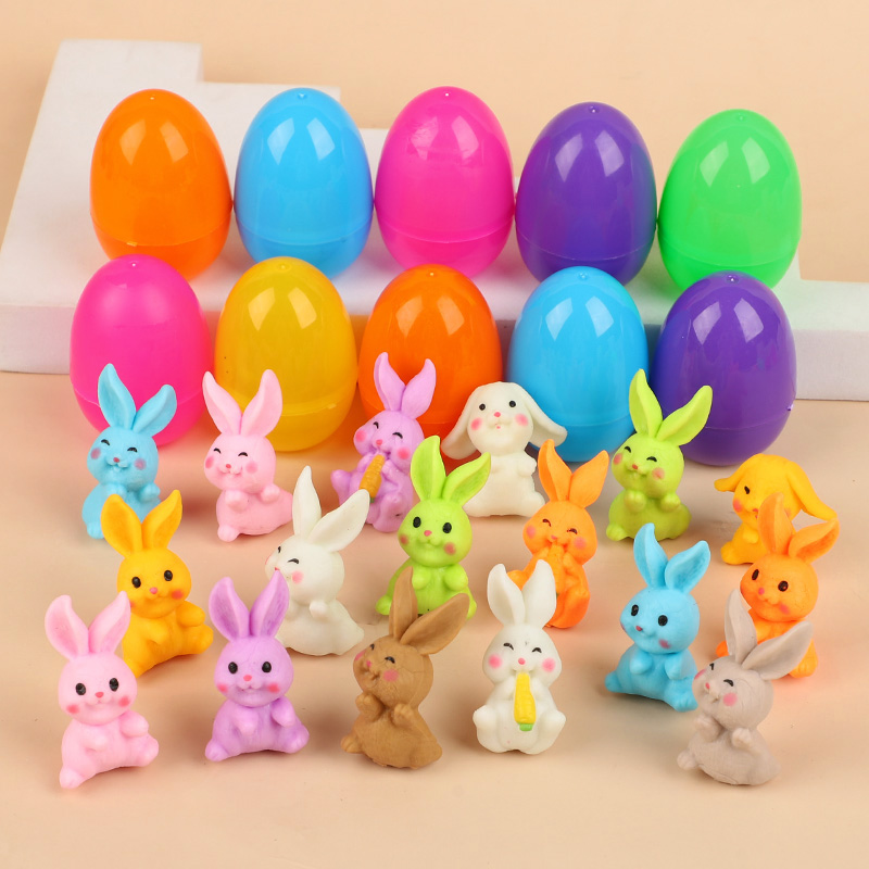 24Pcs Easter Egg With Rabbit F - مراجعة Party Games No Supplies وسعره