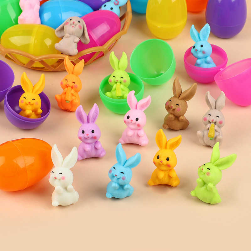 24Pcs Easter Egg With Rabbit F - مراجعة Party Games No Supplies وسعره