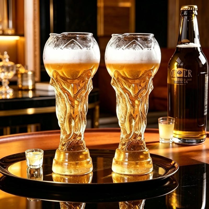 Soccer Beer Glass Cup 450/600/ - مراجعة Party Games Adults Drinking وسعره