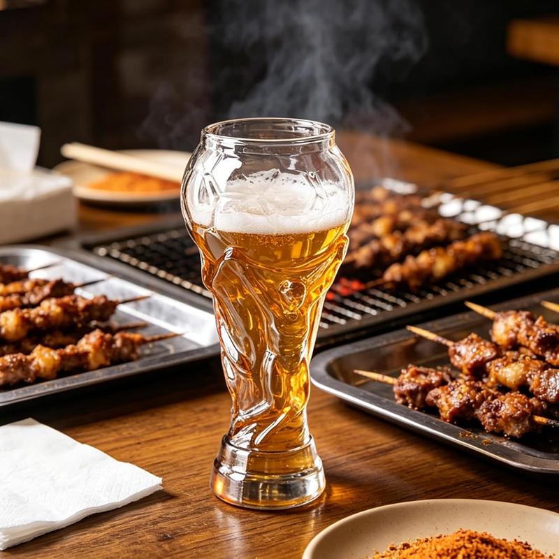 Soccer Beer Glass Cup 450/600/ - مراجعة Party Games Adults Drinking وسعره