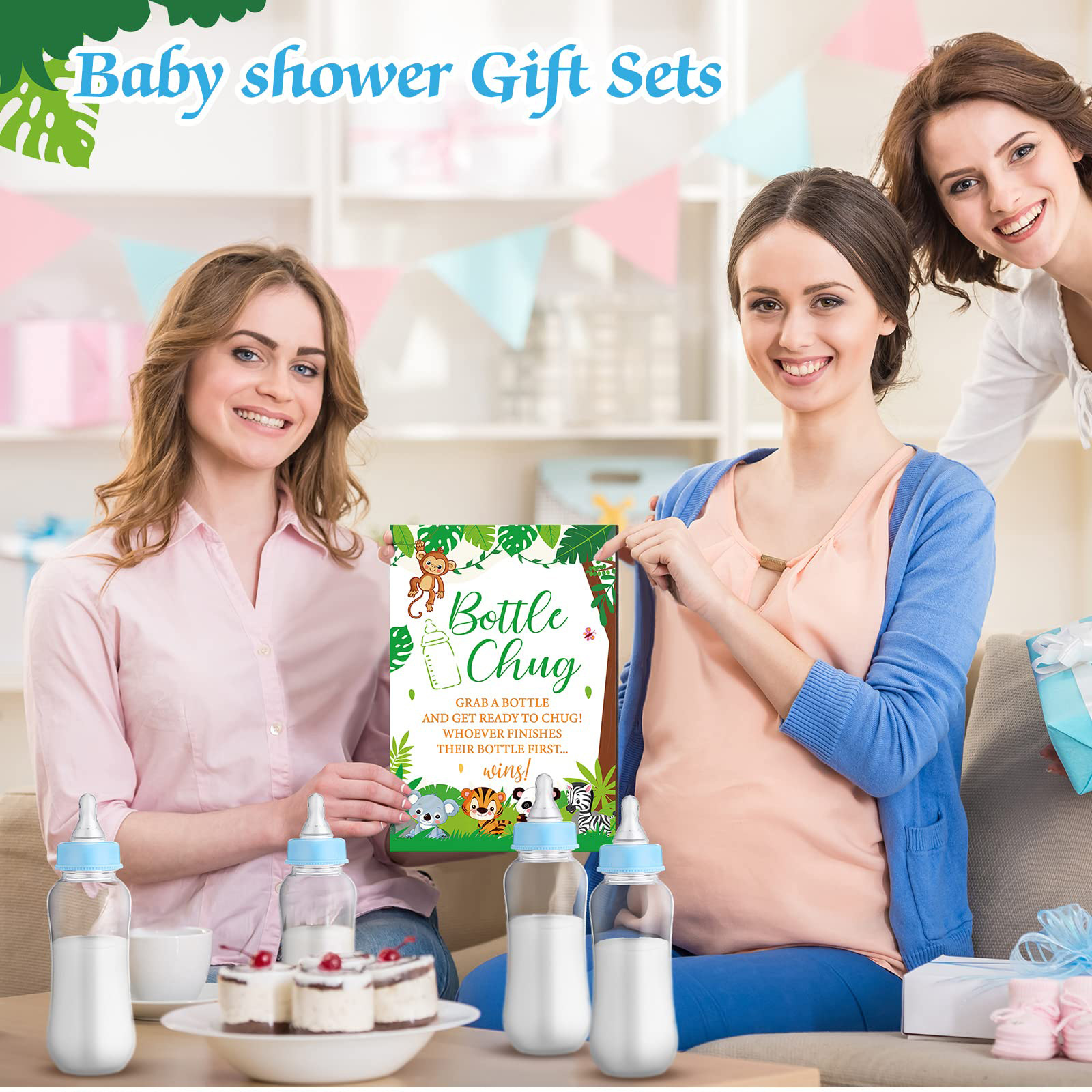 12-48Pieces Baby Shower Game C - مراجعة Party Games No Supplies وسعره