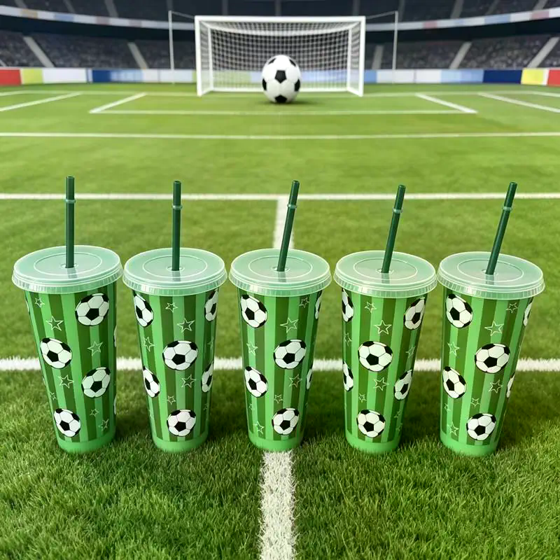 710ML Plastic Football Cup 24o - مراجعة Party Games Adults Drinking وسعره