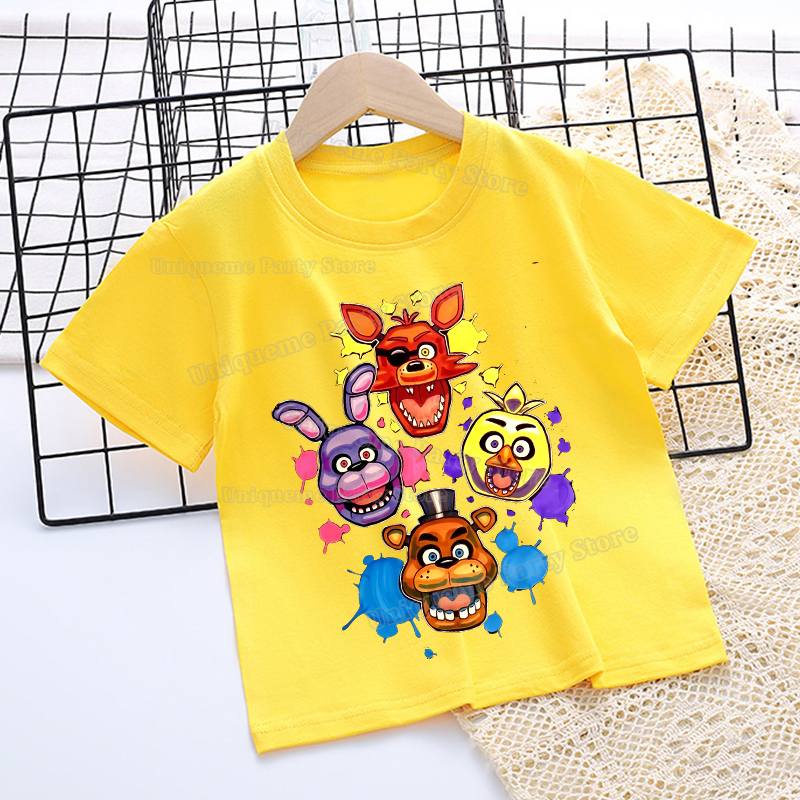 Five Night At Freddys T Shirt  - مراجعة Party Games At Christmas وسعره
