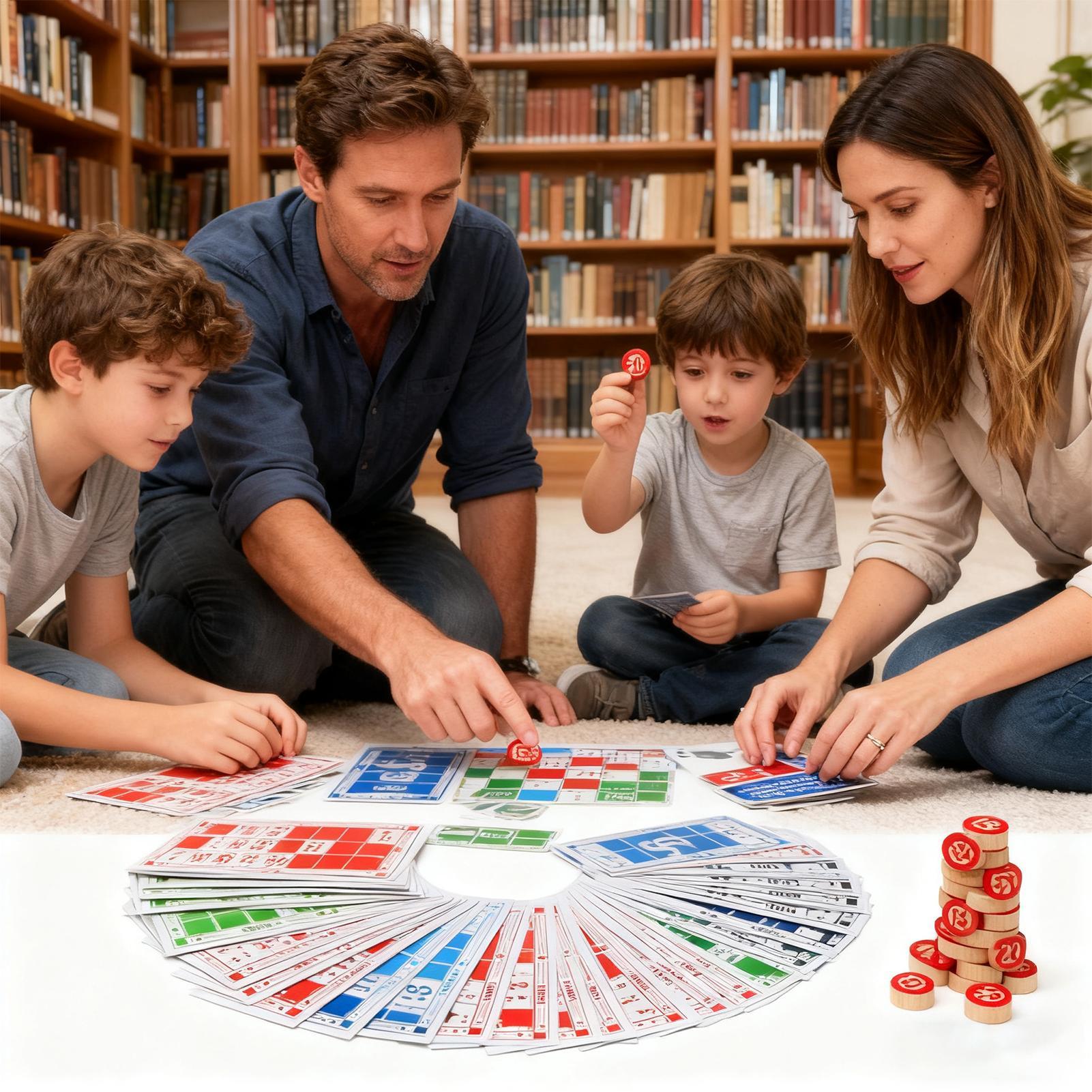 Bingo Set Funny Vintage Wooden - مراجعة Party Games For Large Groups وسعره