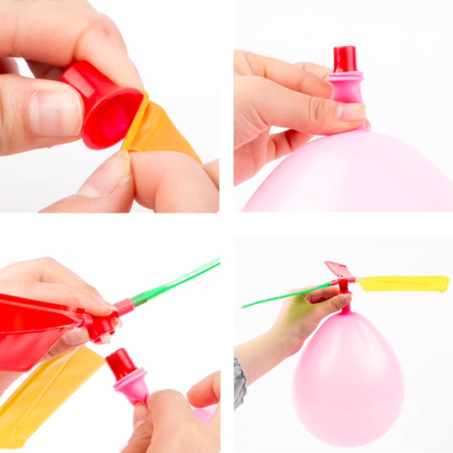 3/6/9sets Balloon Propeller He - مراجعة Party Games No Supplies وسعره