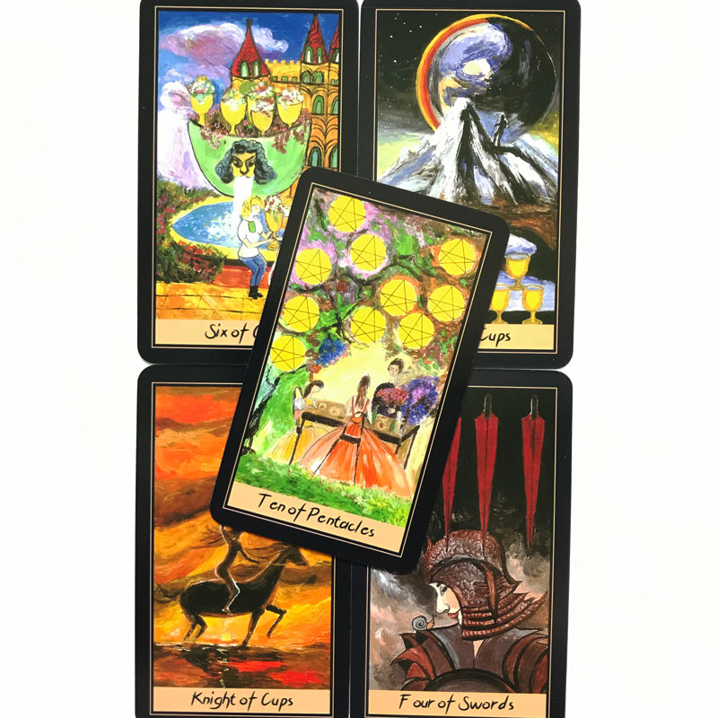 The Wheel of Fortune Tarot Car - مراجعة Party Games Using Cards وسعره