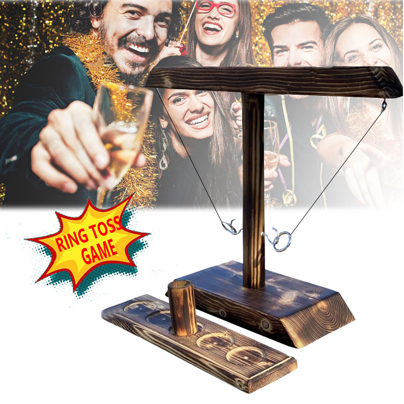 Ring Toss Games for Kids Adult - مراجعة Party Games Adults Drinking وسعره