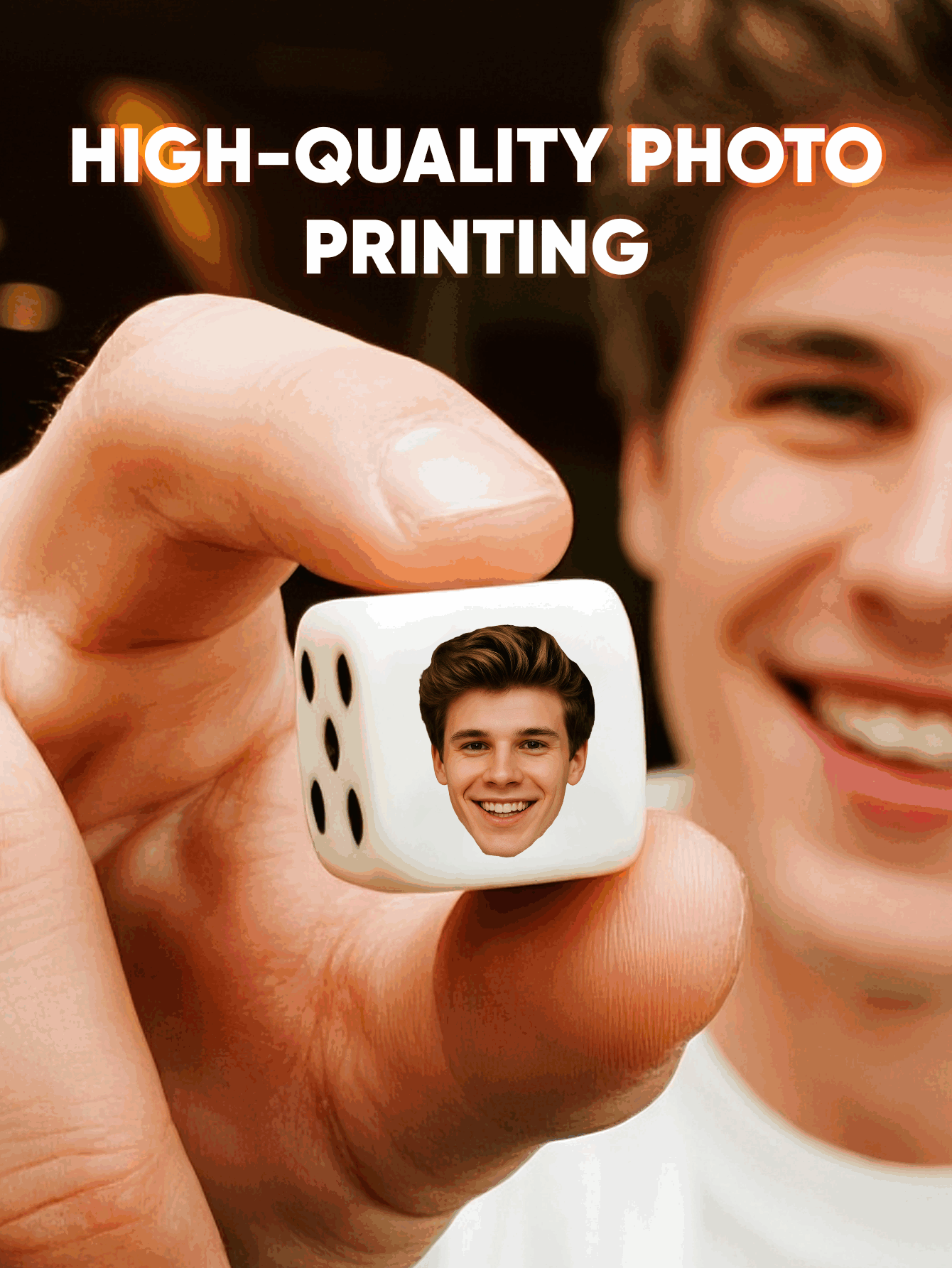 Custom Face Dice Personalized  - مراجعة Party Games Graduation وسعره