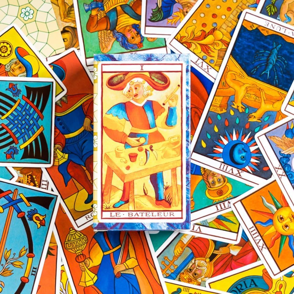 Spanish-Style Retro Tarot Card - مراجعة Party Games Using Cards وسعره