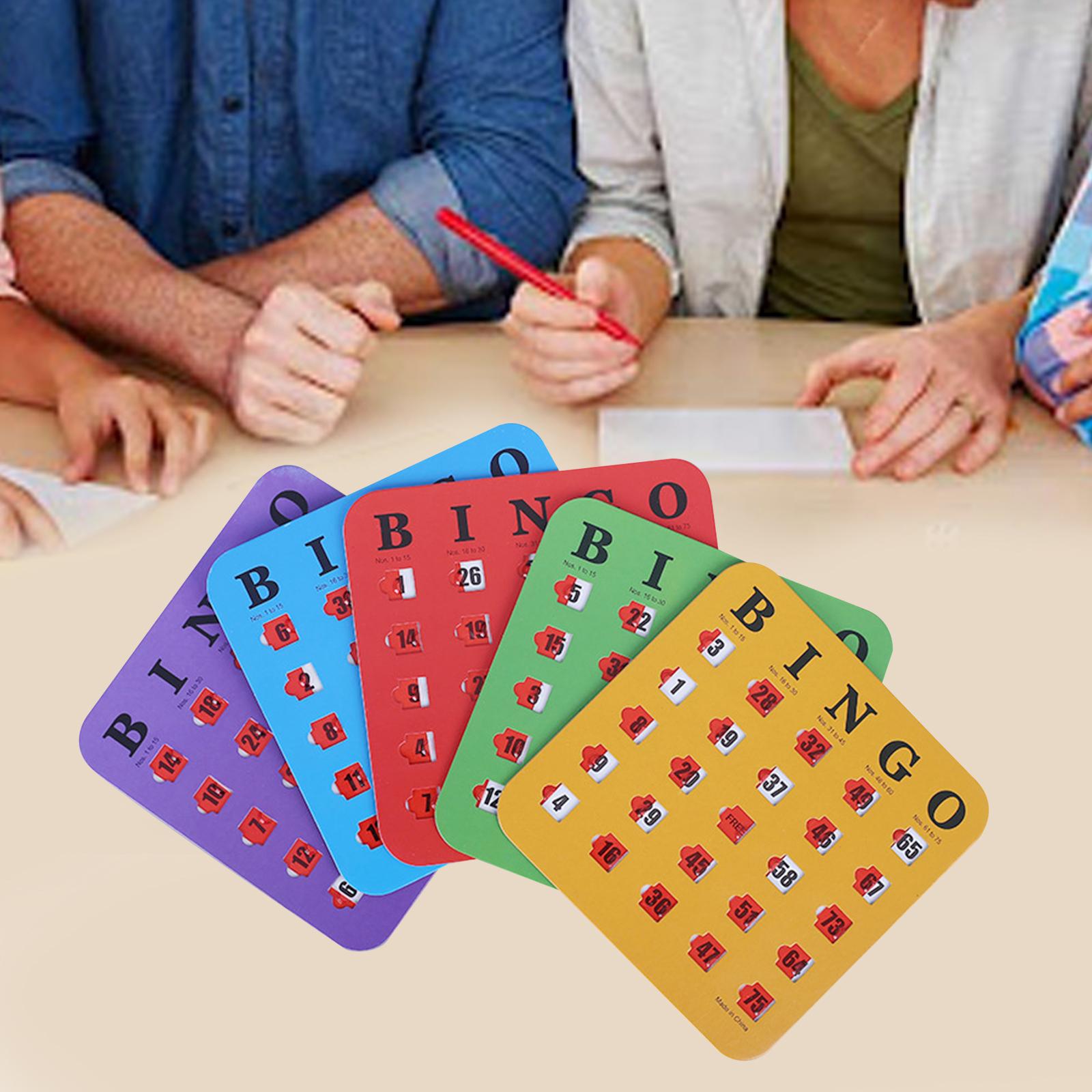 5 Pieces Bingo Game Cards Larg - مراجعة Party Games For Large Groups وسعره