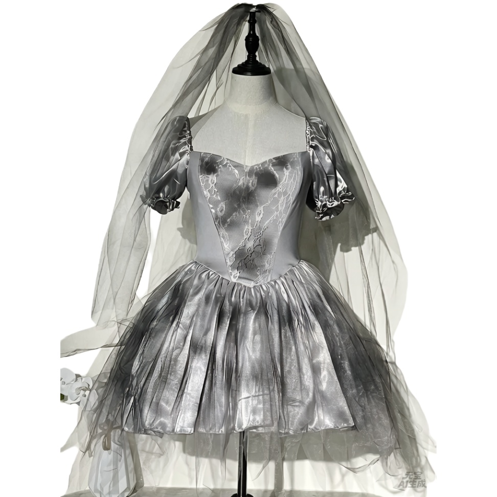 Women's Scary Ghost Bride Zomb - مراجعة Zombie Party Games For Adults وسعره