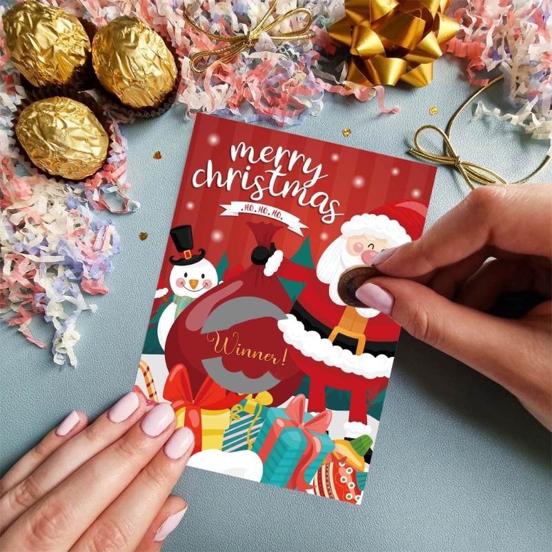 24pcs/set Christmas Festive Sc - مراجعة Party Games At Christmas وسعره
