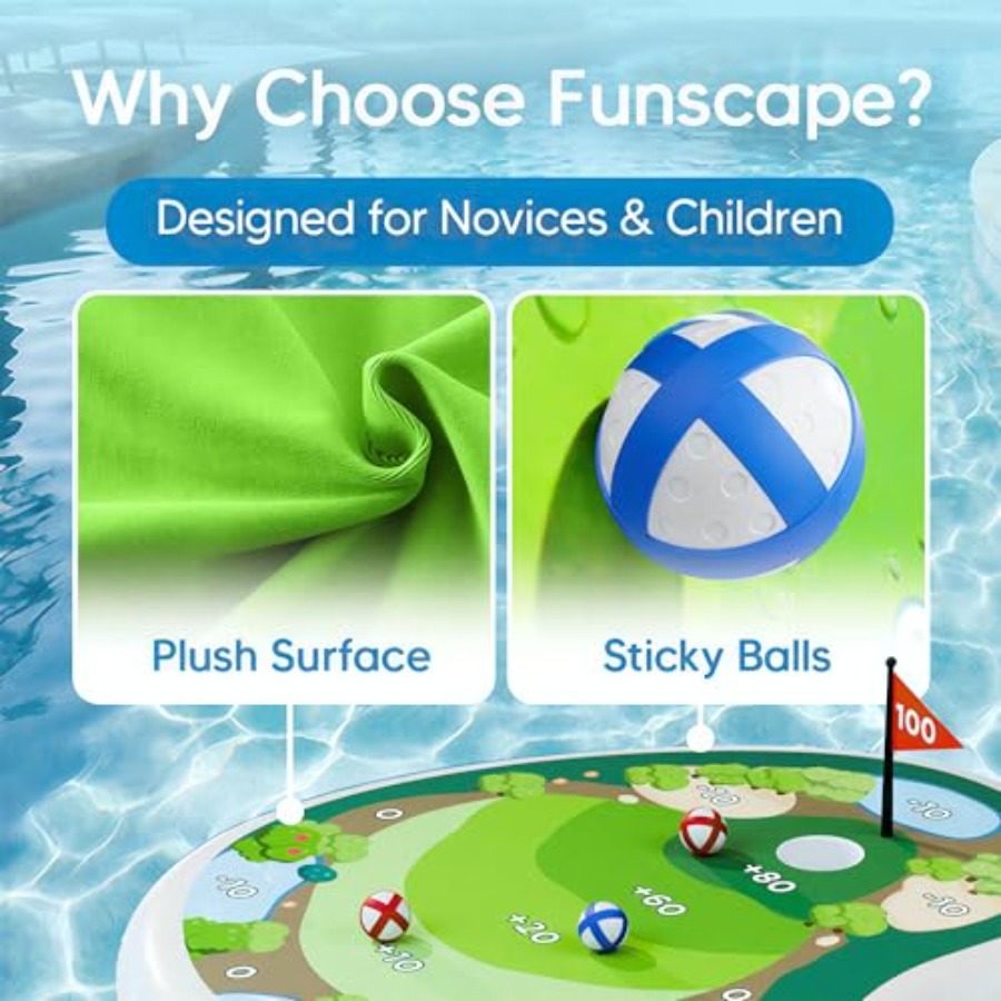 Inflatable Golf Pool Toys, Fun - مراجعة Party Games Golf وسعره