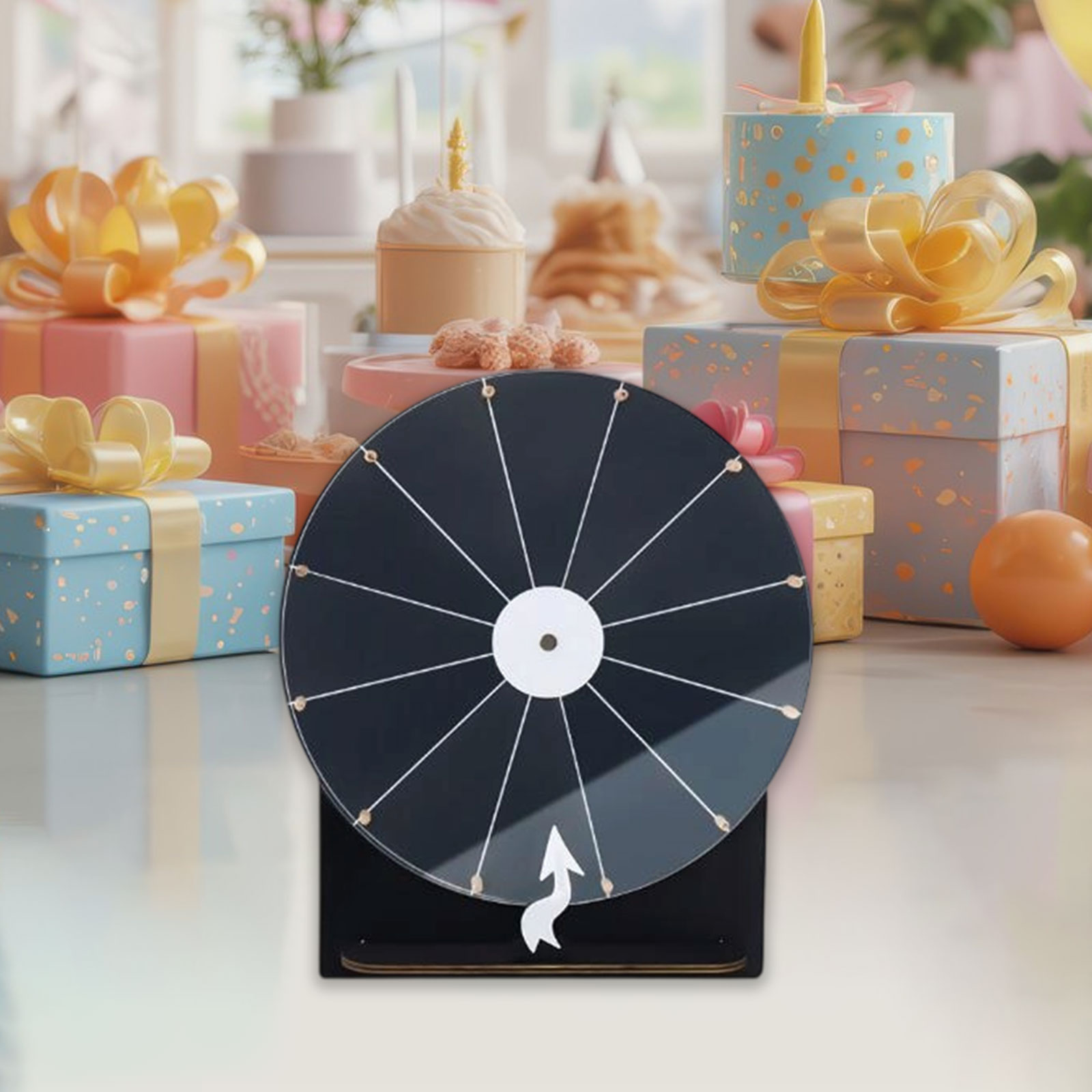 Rotating Wheel for Prizes Acry - مراجعة Party Games Adults Drinking وسعره