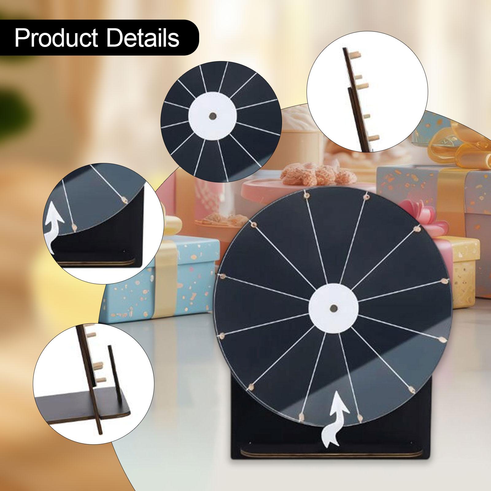 Rotating Wheel for Prizes Acry - مراجعة Party Games Adults Drinking وسعره