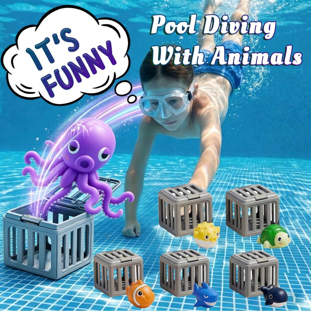 Kids Pool Diving Toys with Fis - مراجعة Party Games Youth وسعره