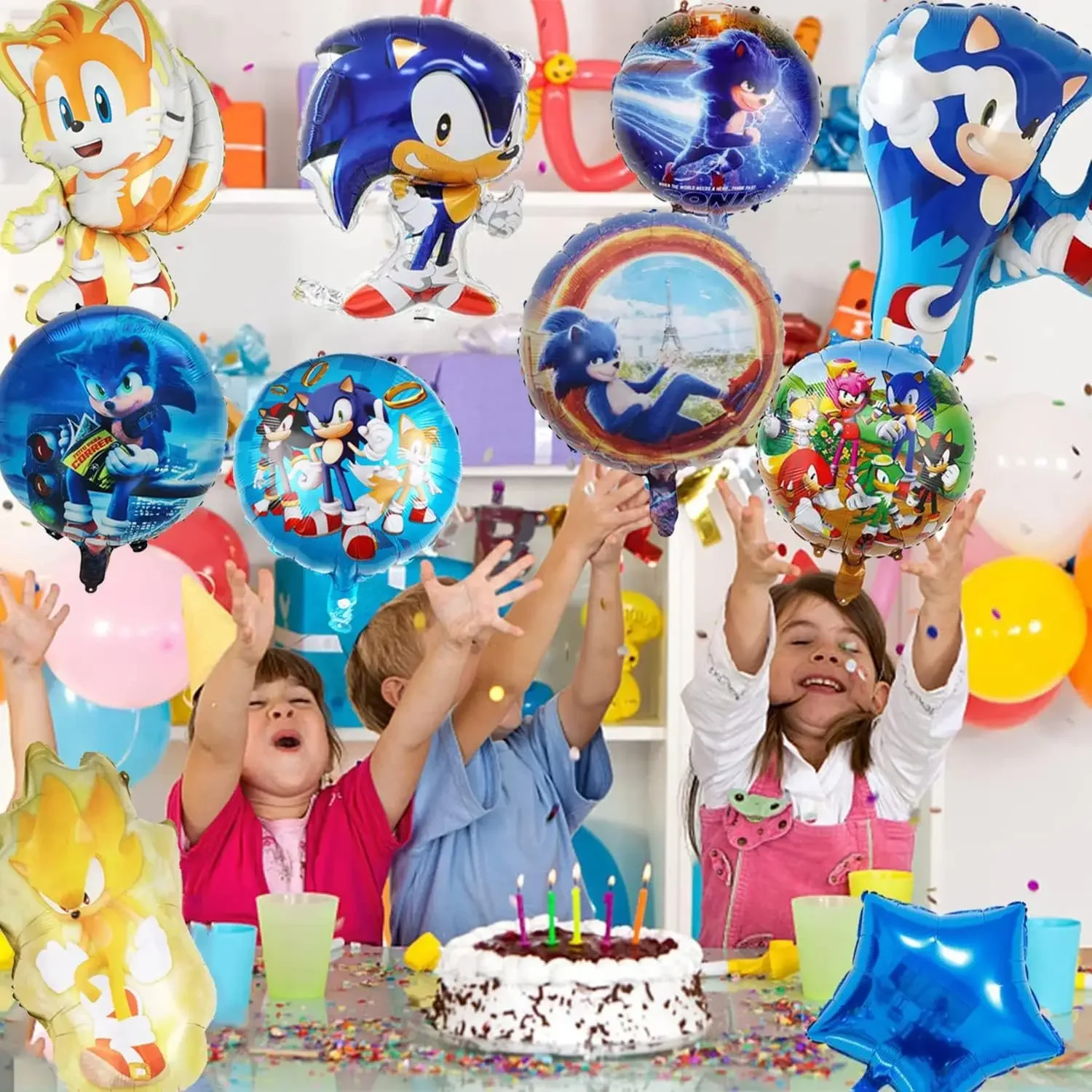 Cartoon Blue Flashing the Hedg - مراجعة Party Games No Supplies وسعره