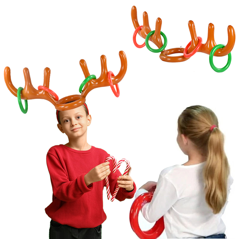 1/3Set Christmas Game Inflatab - مراجعة Party Games No Supplies وسعره