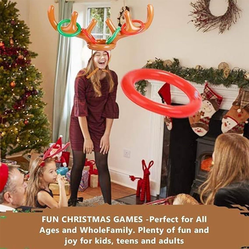 1/3Set Christmas Game Inflatab - مراجعة Party Games No Supplies وسعره