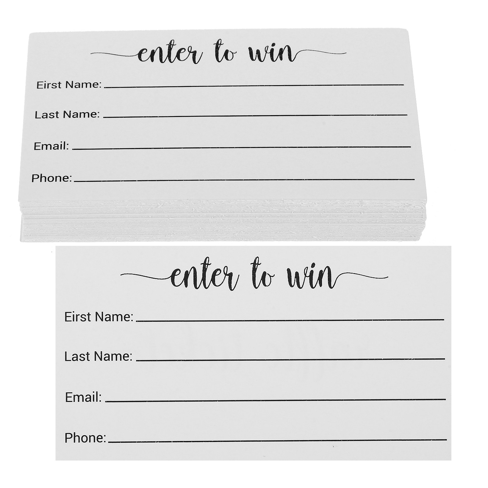 100pcs Raffle Ticket Cards Bla - مراجعة Party Games Using Cards وسعره