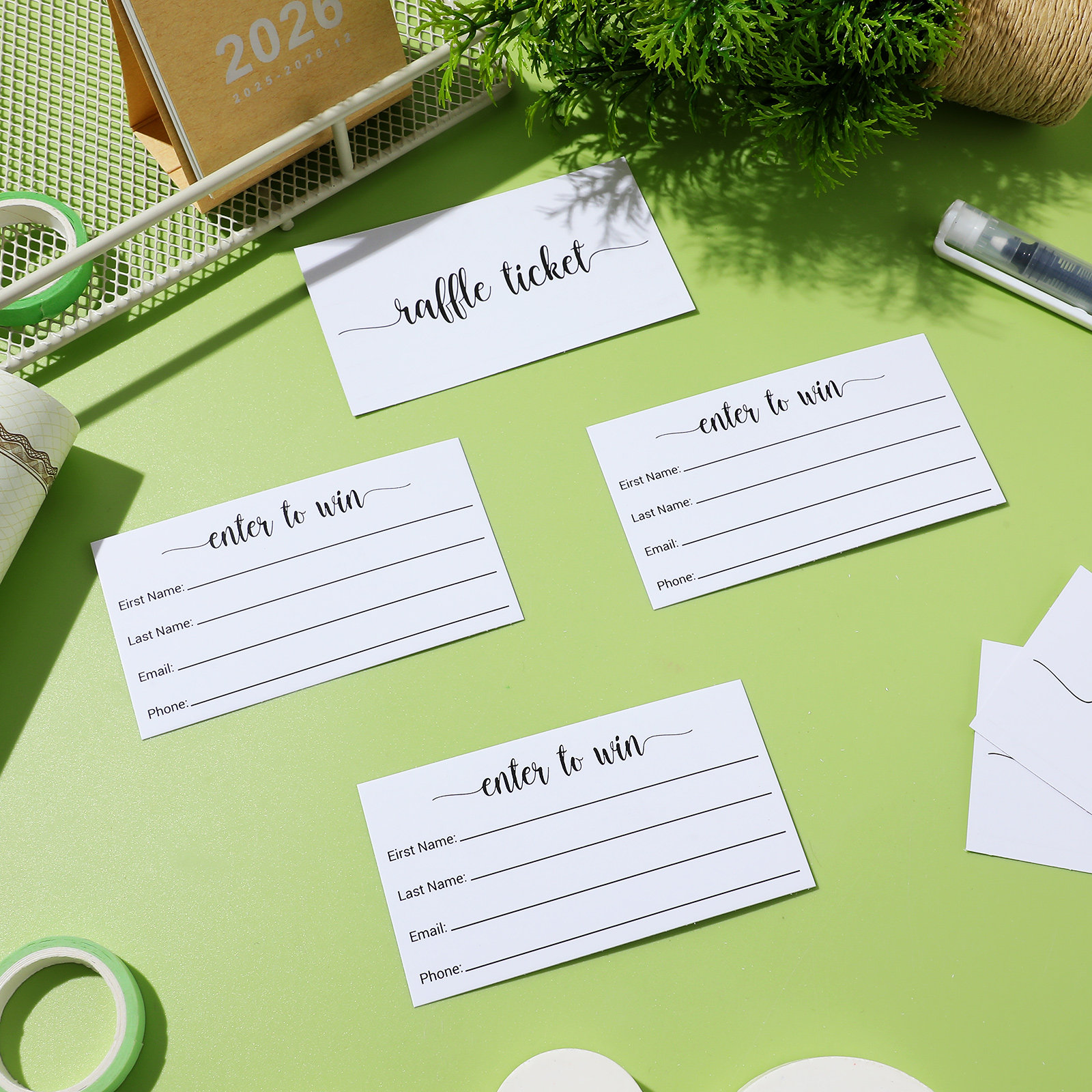 100pcs Raffle Ticket Cards Bla - مراجعة Party Games Using Cards وسعره