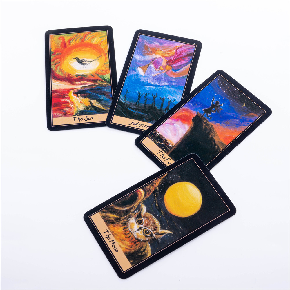 The Wheel of Fortune Tarot Car - مراجعة Party Games Using Cards وسعره