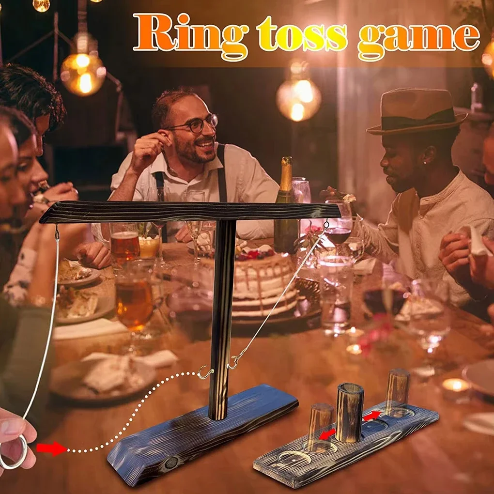 Ring Toss Games for Kids Adult - مراجعة Party Games Adults Drinking وسعره