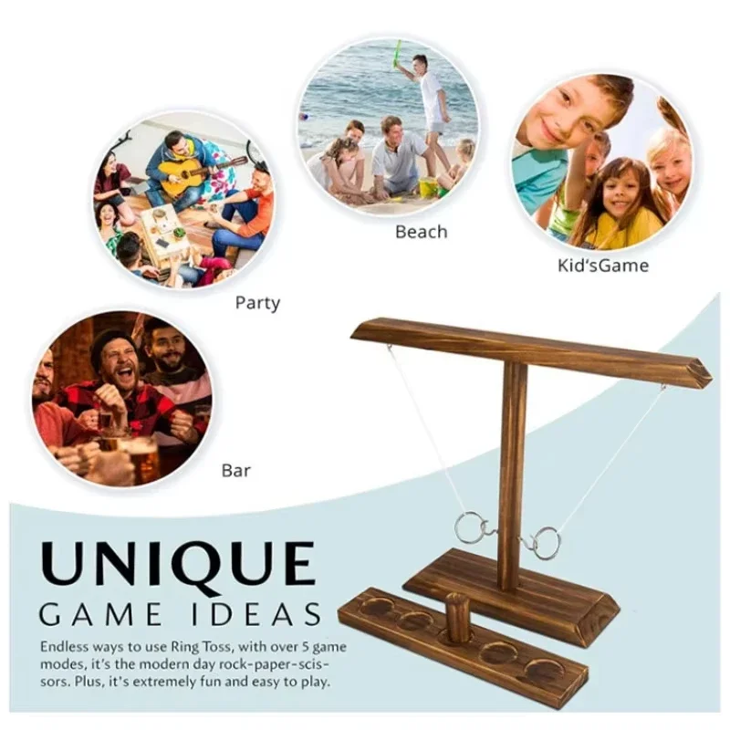 Ring Toss Games for Kids Adult - مراجعة Party Games Adults Drinking وسعره