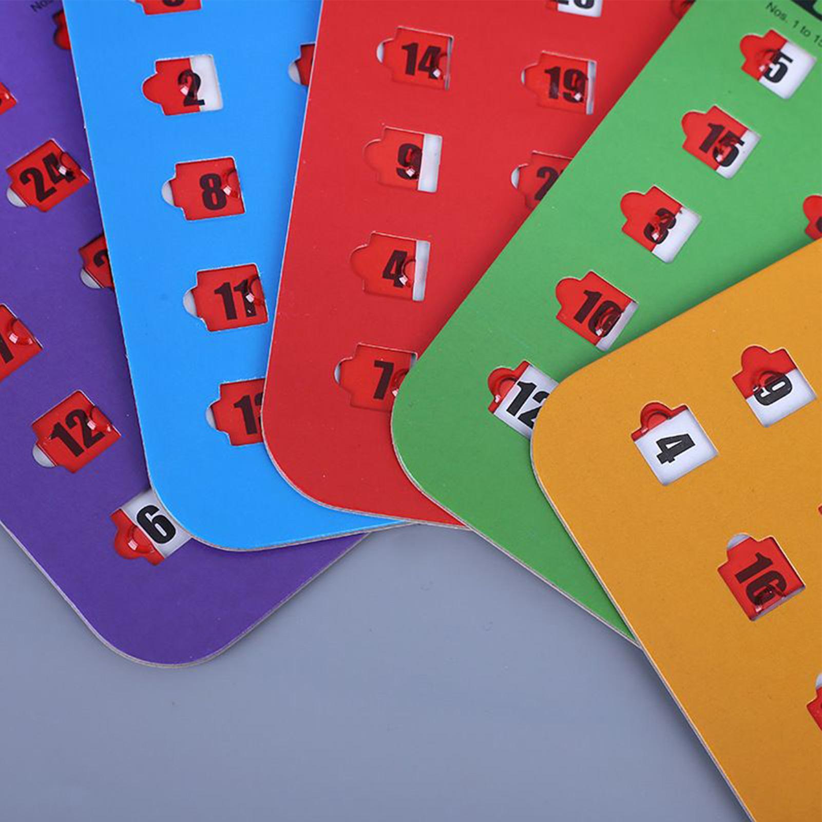 5 Pieces Bingo Game Cards Larg - مراجعة Party Games For Large Groups وسعره