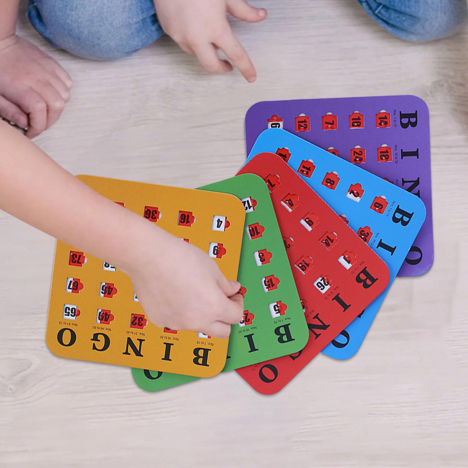 5 Pieces Bingo Game Cards Larg - مراجعة Party Games For Large Groups وسعره