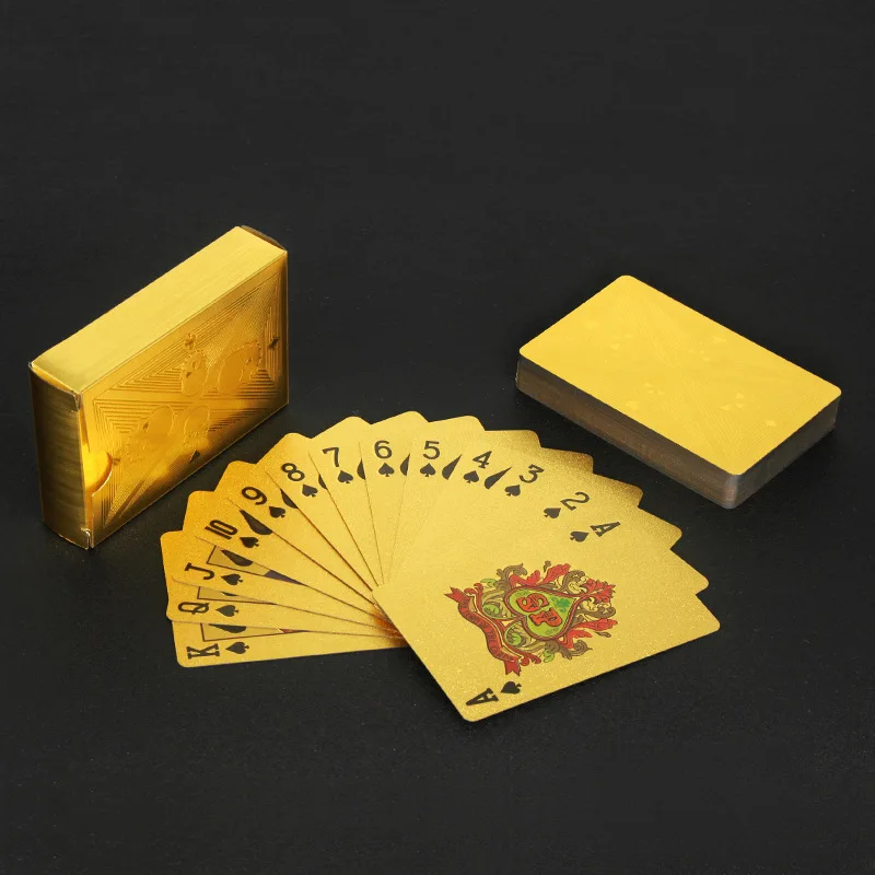 Gold Foil Skull Poker Cards Wa - مراجعة Party Games Using Cards وسعره
