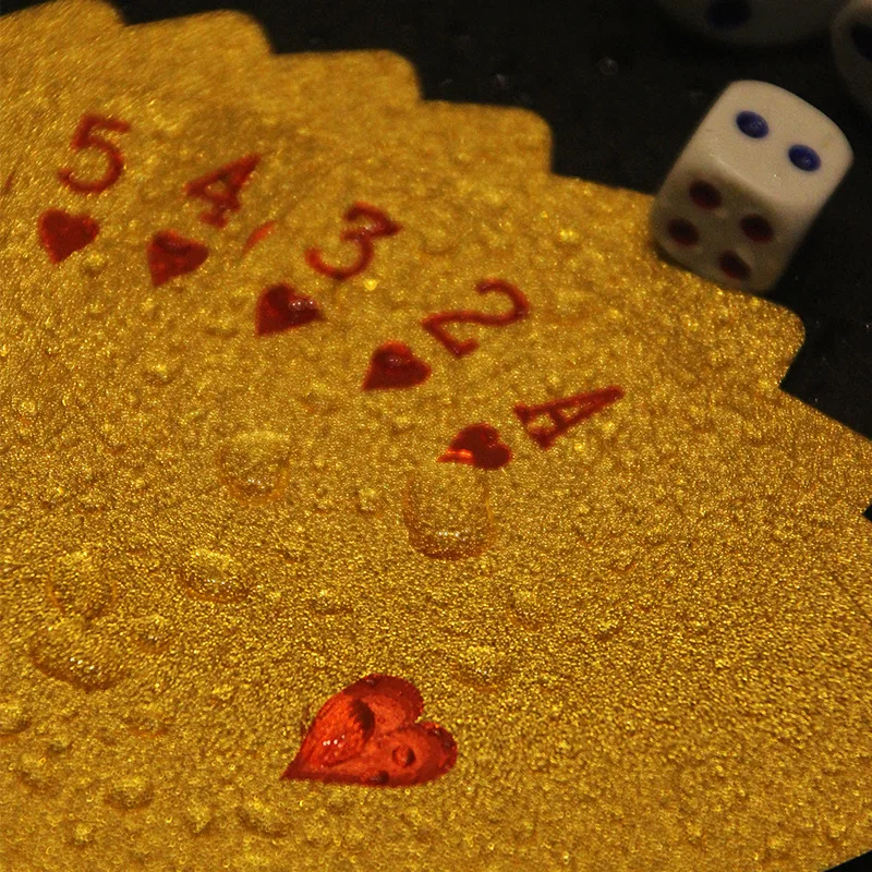 Gold Foil Skull Poker Cards Wa - مراجعة Party Games Using Cards وسعره