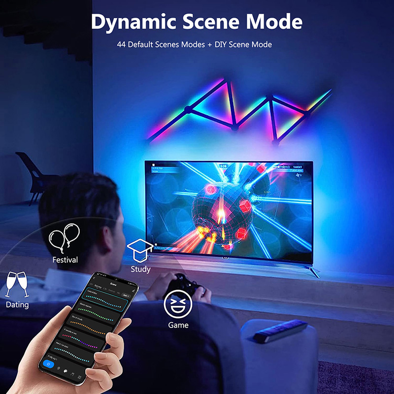 Smart RGB Wall Lamp, Bluetooth - مراجعة Party Games App وسعره