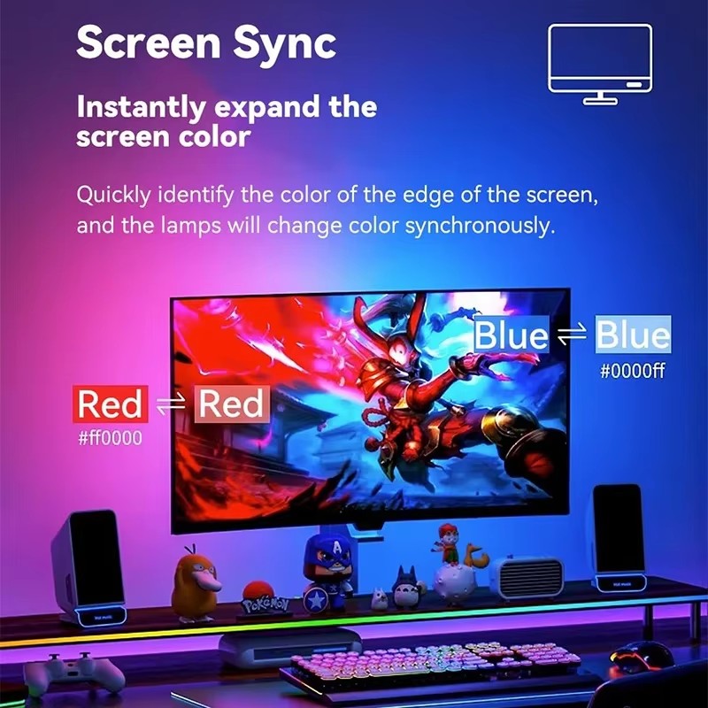 RGB Gaming Lights Strip Monito - مراجعة Party Games App وسعره