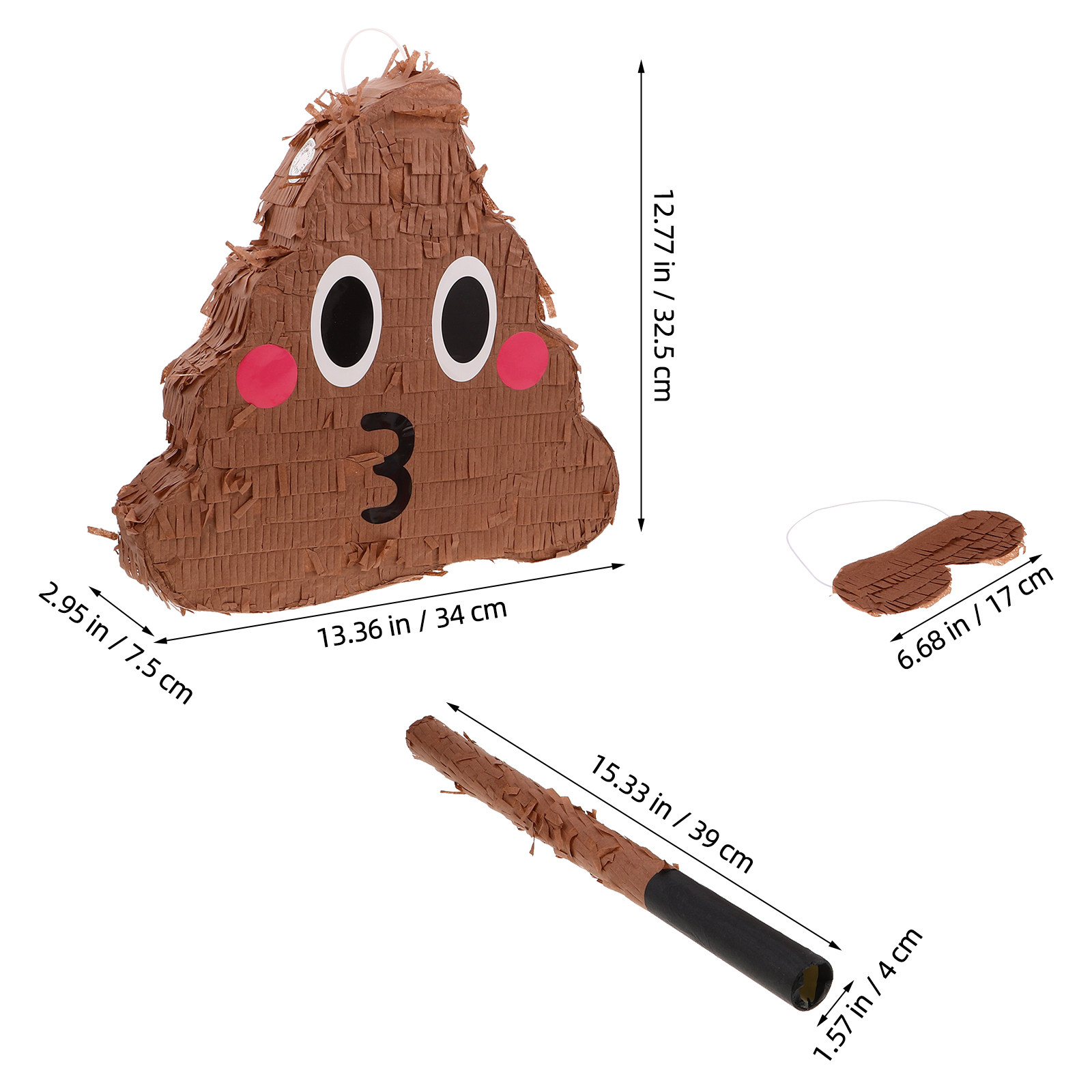 1Set Poop Party Pinata for Bir - مراجعة Party Games Easy وسعره