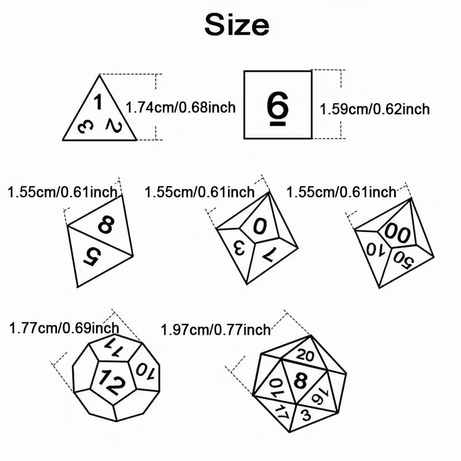 DND Dice Set -7pc Halloween Po - مراجعة Party Games App وسعره