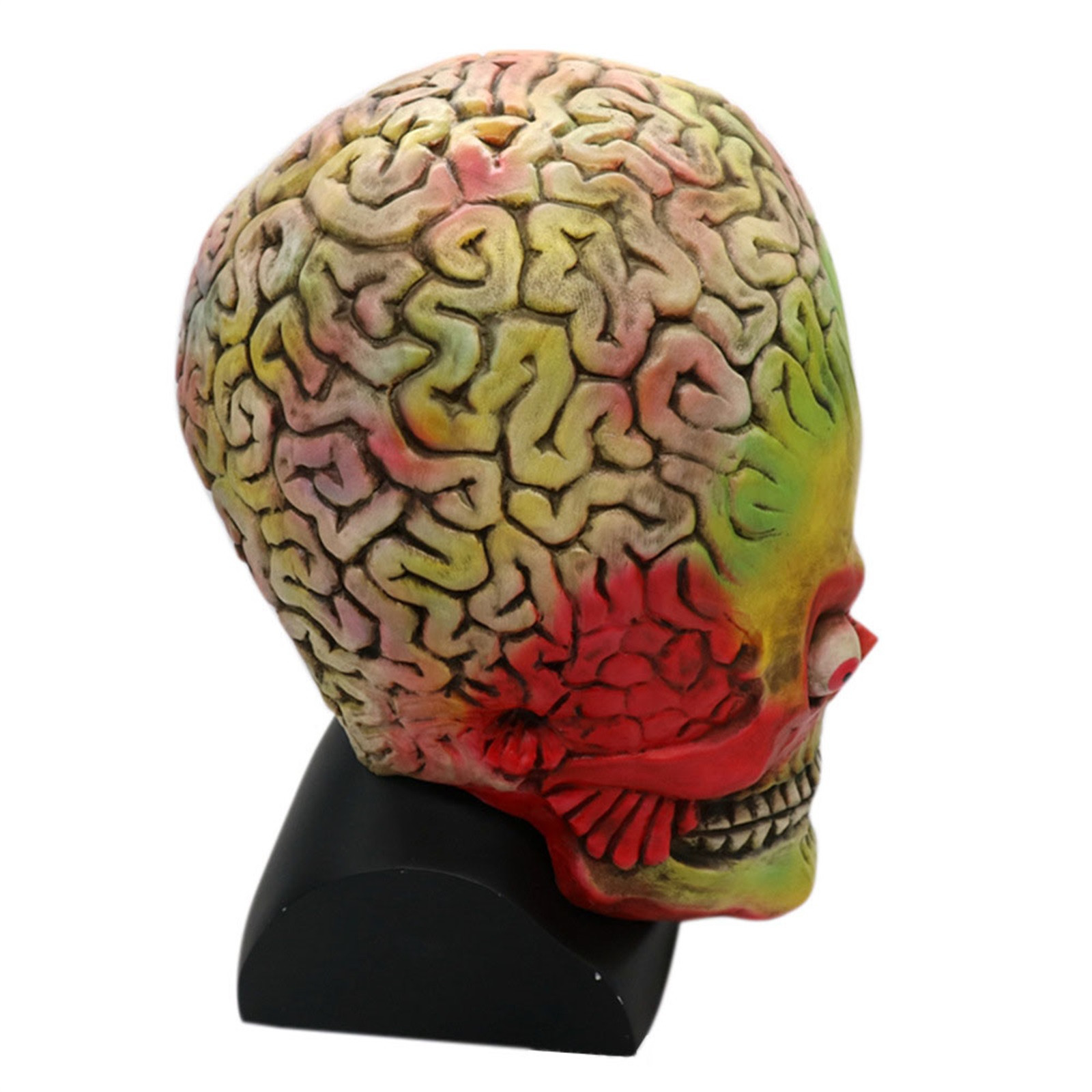 Alien Brain Halloween Mask Mar - مراجعة Zombie Party Games For Adults وسعره