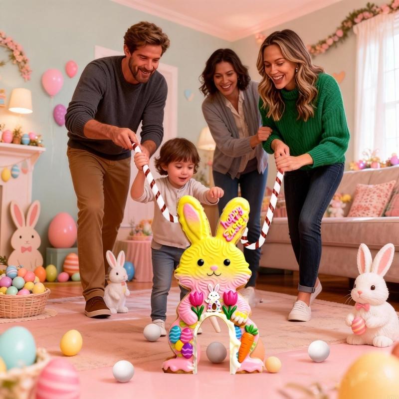 （1 Set）Easter Golf Game Set, P - مراجعة Party Games Golf وسعره