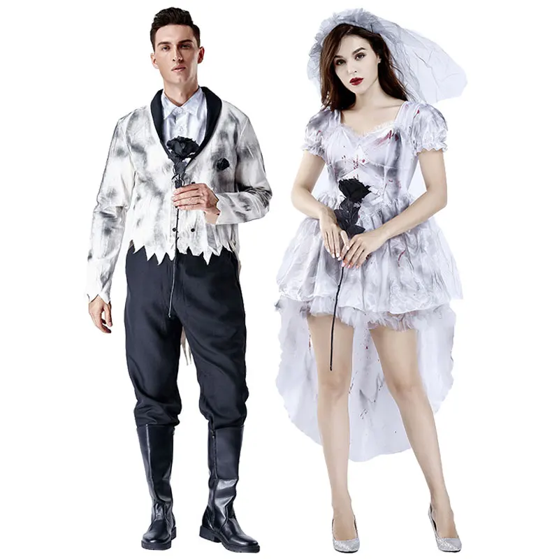 Halloween Zombie Ghost Bride A - مراجعة Zombie Party Games For Adults وسعره