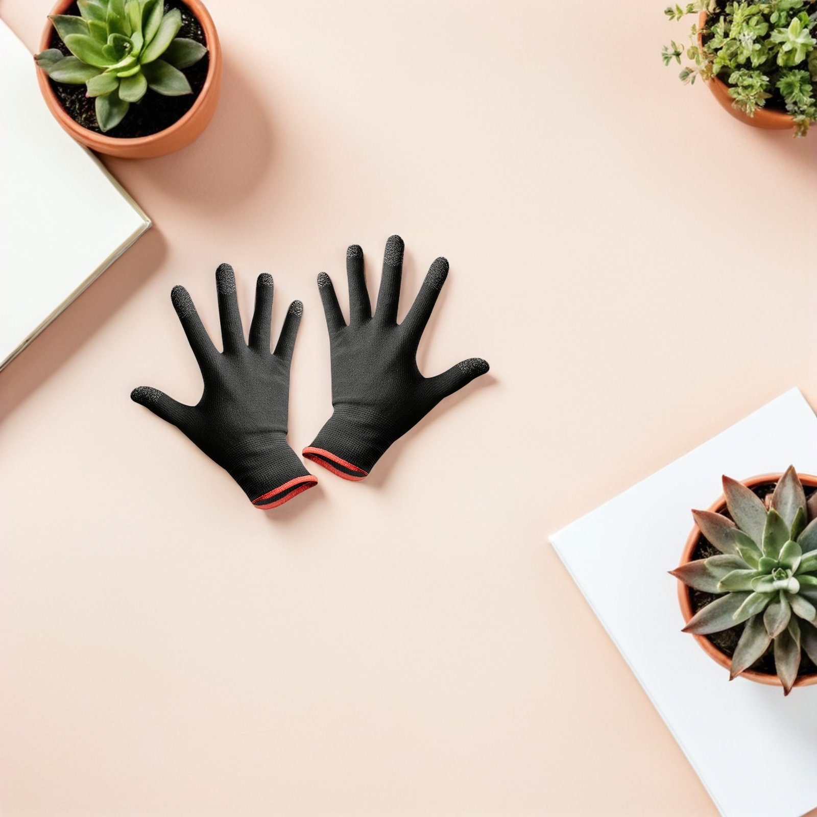 1Pair Touchscreen Game Gloves  - مراجعة Party Games Using Phones وسعره