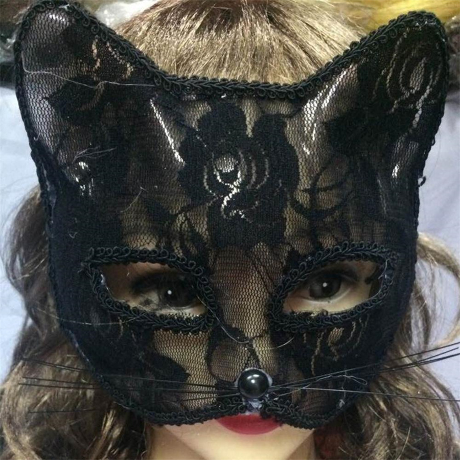 Sexy Lace Fox Cat Face Eye Cov - مراجعة Party Games At Christmas وسعره