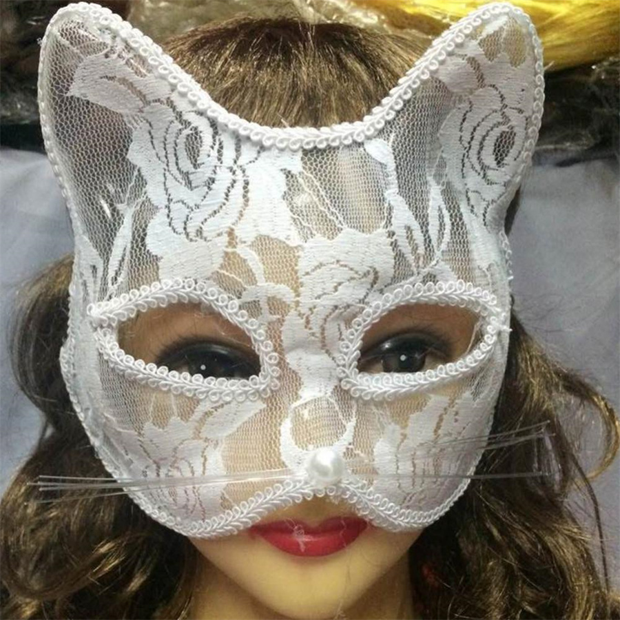 Sexy Lace Fox Cat Face Eye Cov - مراجعة Party Games At Christmas وسعره