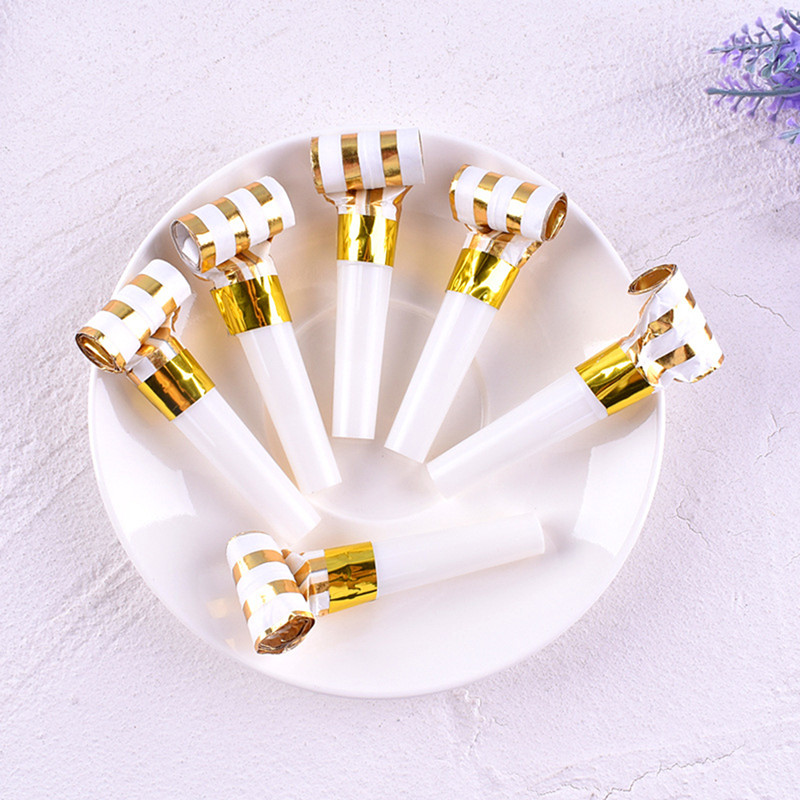 6/12/24PCS Blowout Gold Stripe - مراجعة Party Games Graduation وسعره