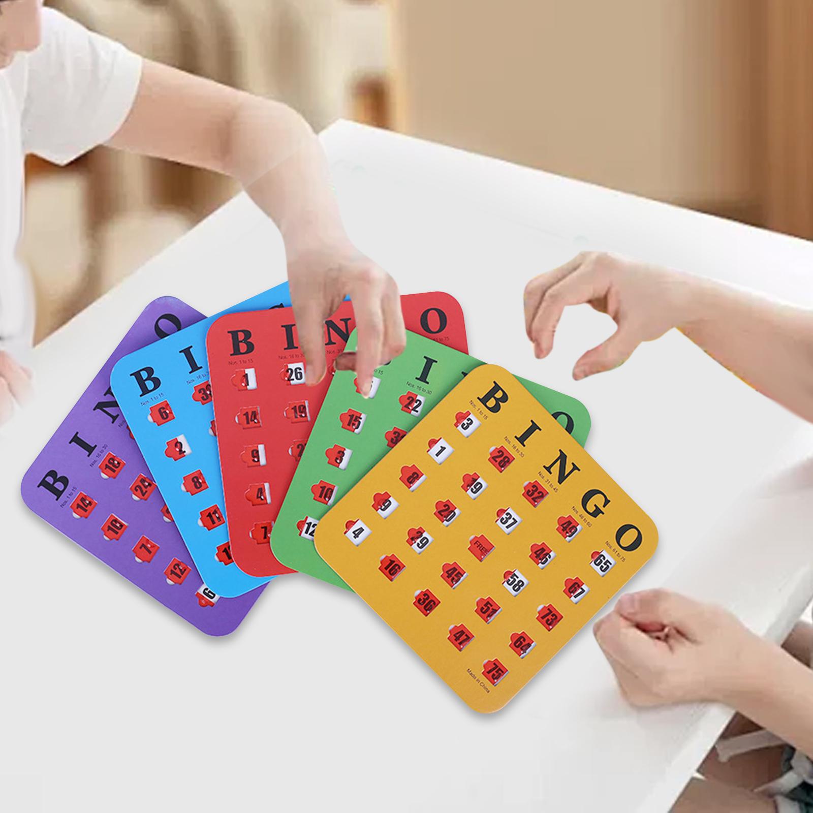 5 Pieces Large Print Bingo Car - مراجعة Party Games For Large Groups وسعره
