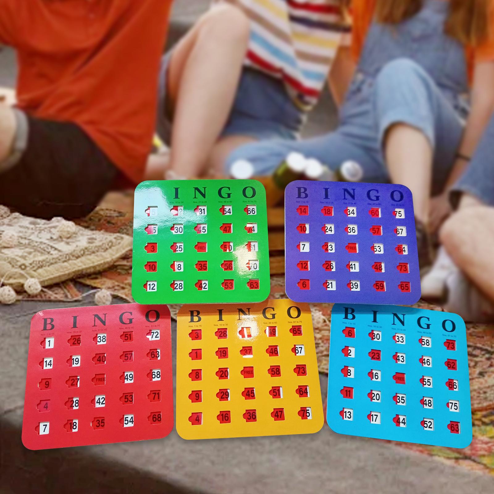 5 Pieces Large Print Bingo Car - مراجعة Party Games For Large Groups وسعره