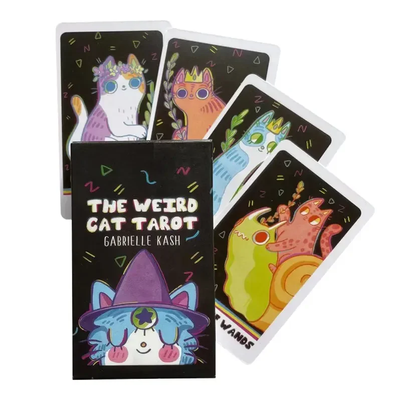 The Weird Cat Tarot English Ca - مراجعة Party Games Easy وسعره